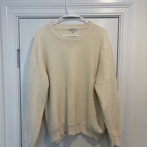 Madewell Cream Men's Crewneck Sweater